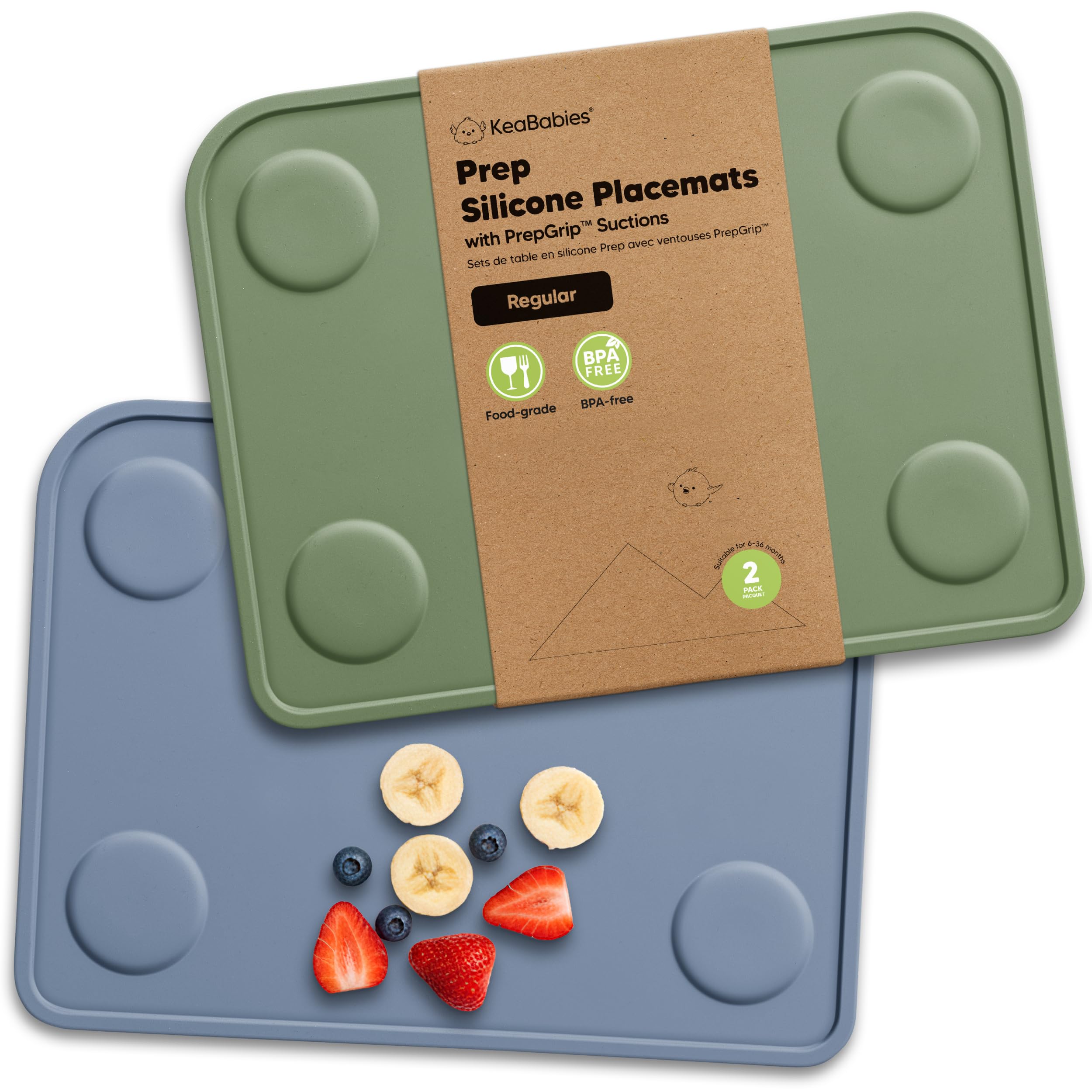 KeaBabies suction placemat for toddlers