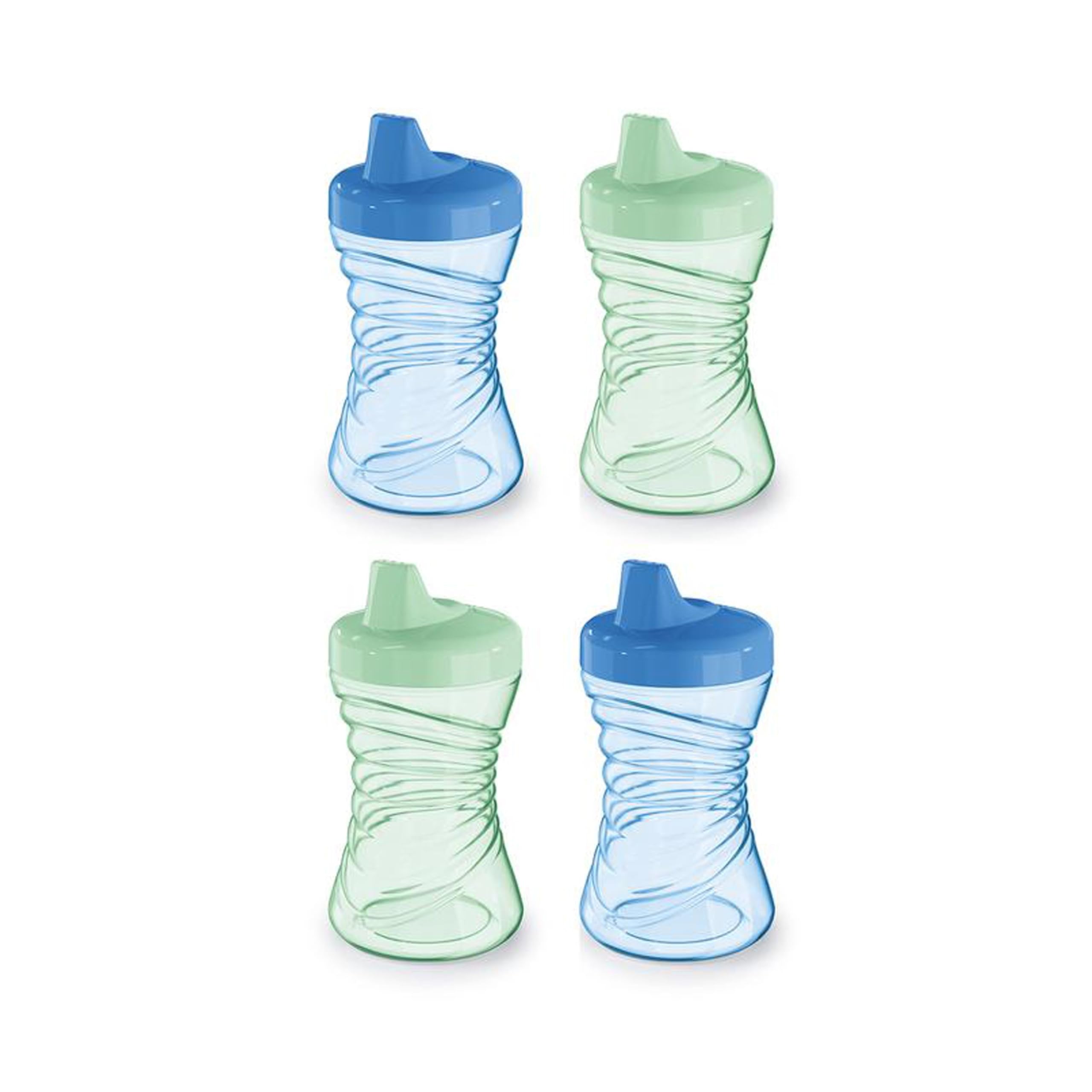 NUK Fun Grips Hard Spout Sippy Cup 4-pack