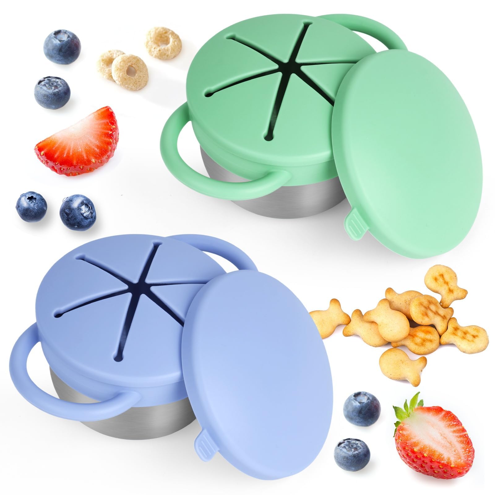 Daximo spill-proof snack cup for toddlers
