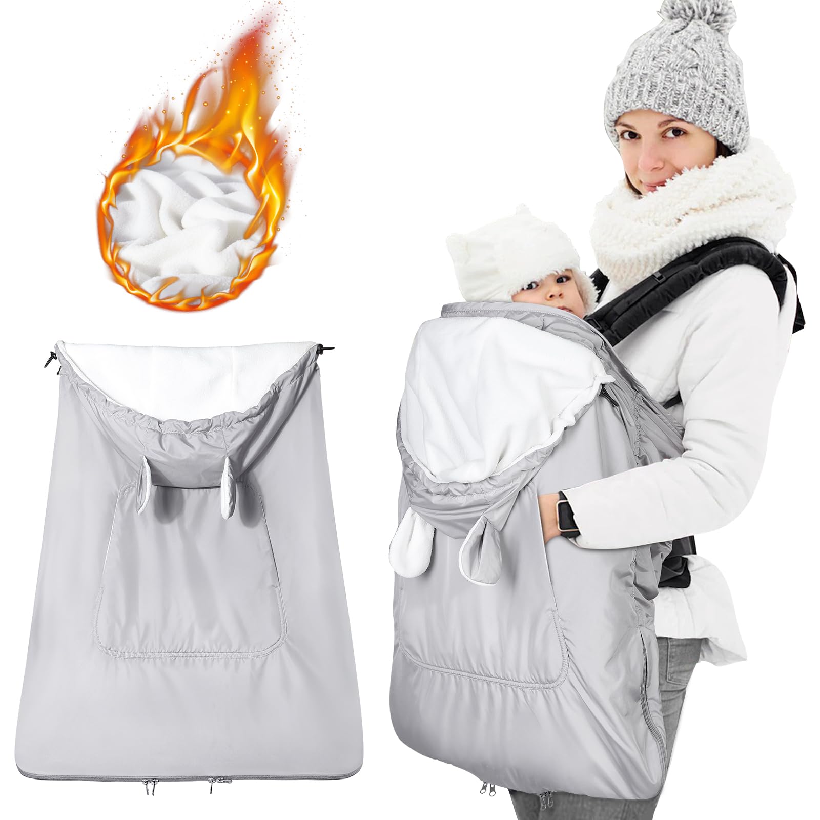 Orzbow Baby Winter Carrier Cover