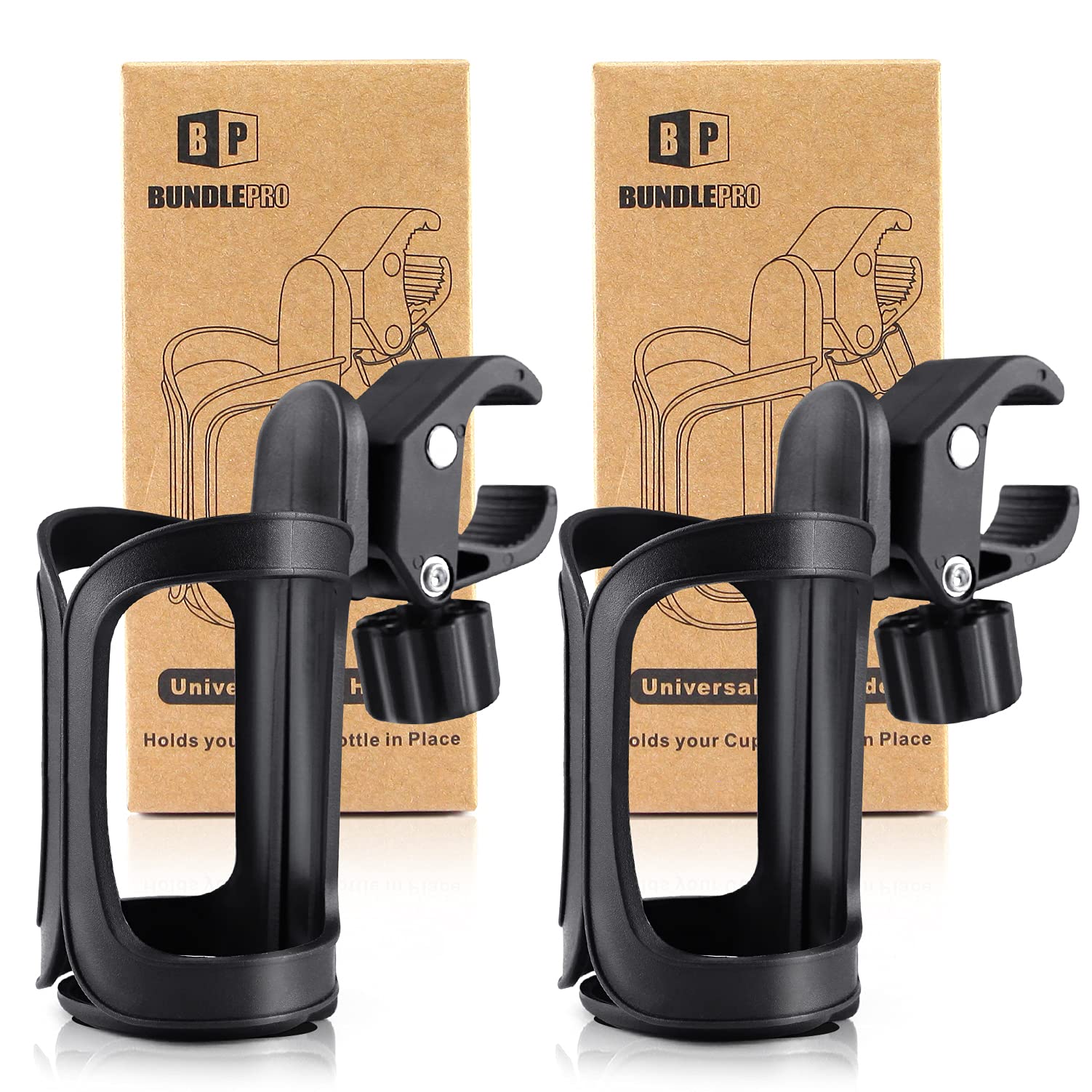 BUNDLEPRO stroller cup holder pack of 2