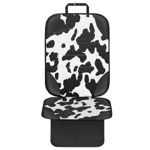 Siivton waterproof car seat protector with cow print design