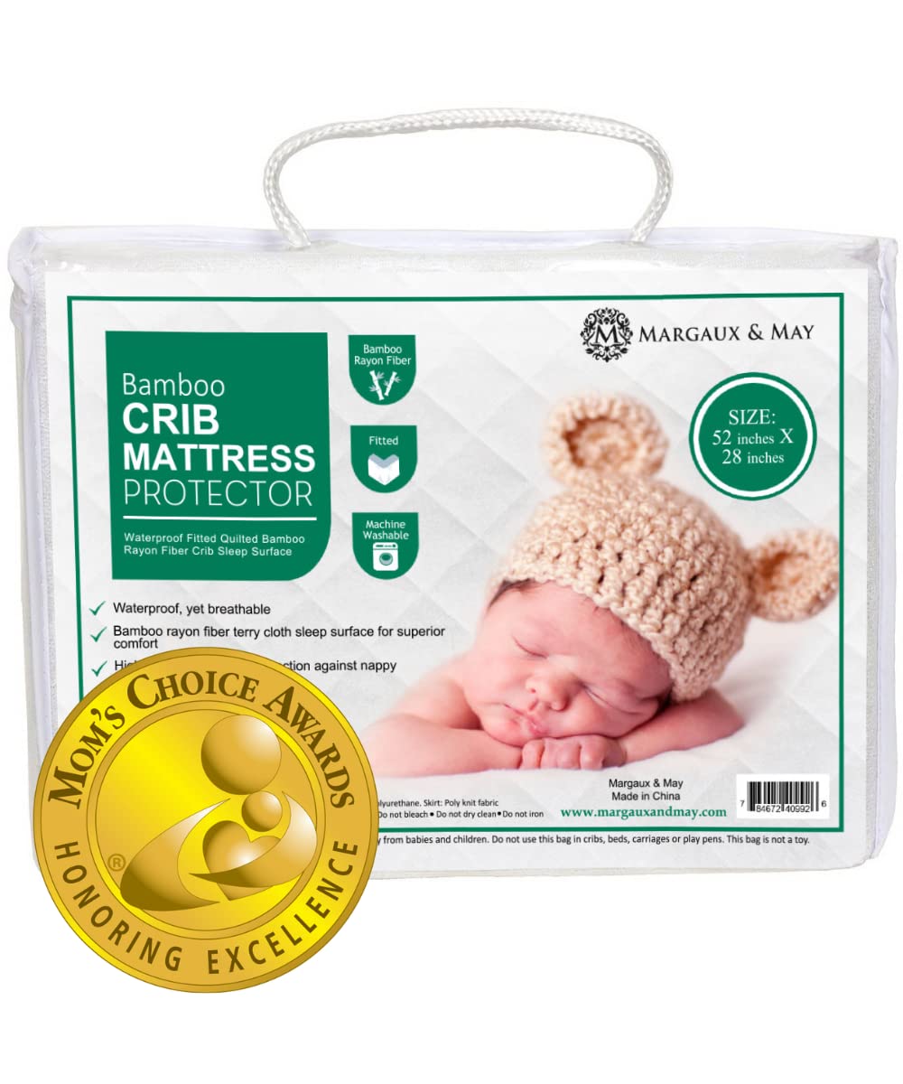Margaux & May waterproof crib mattress protector