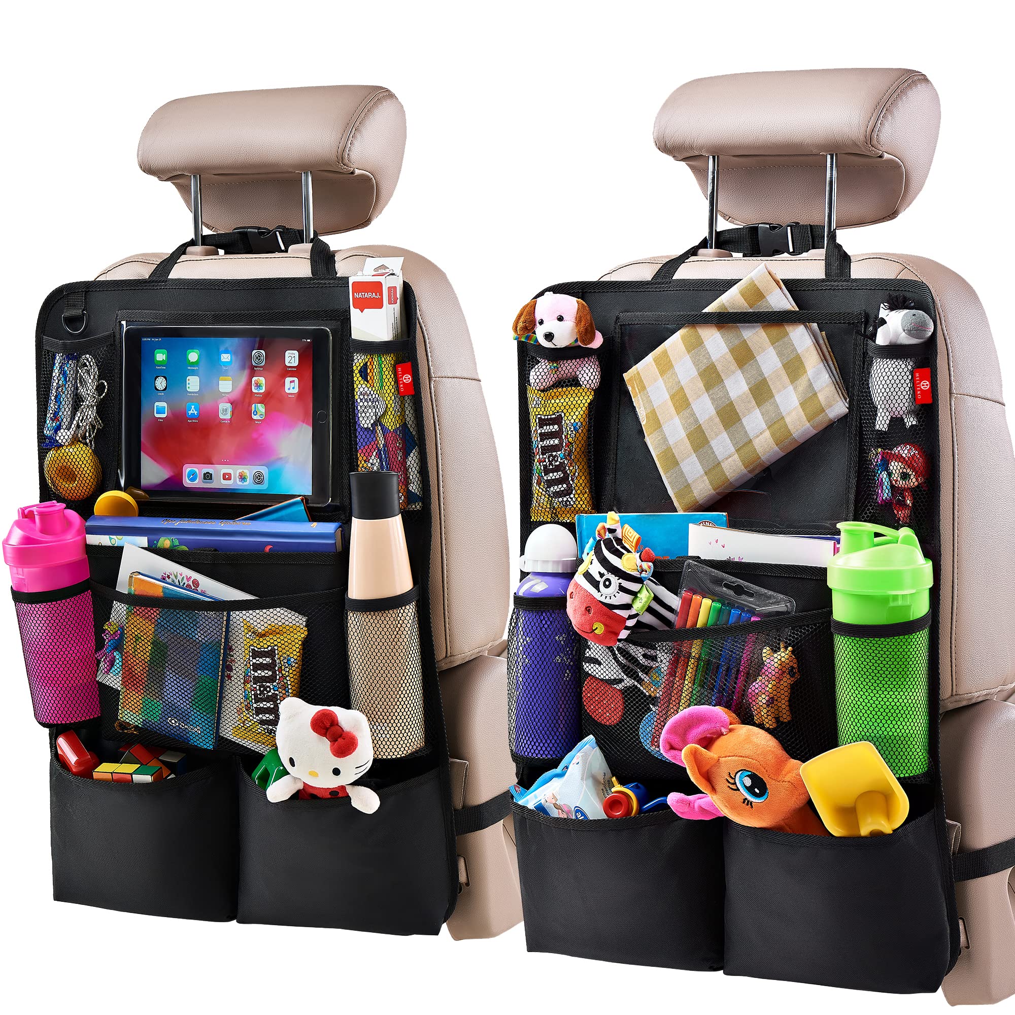 Helteko backseat organizer with tablet holder