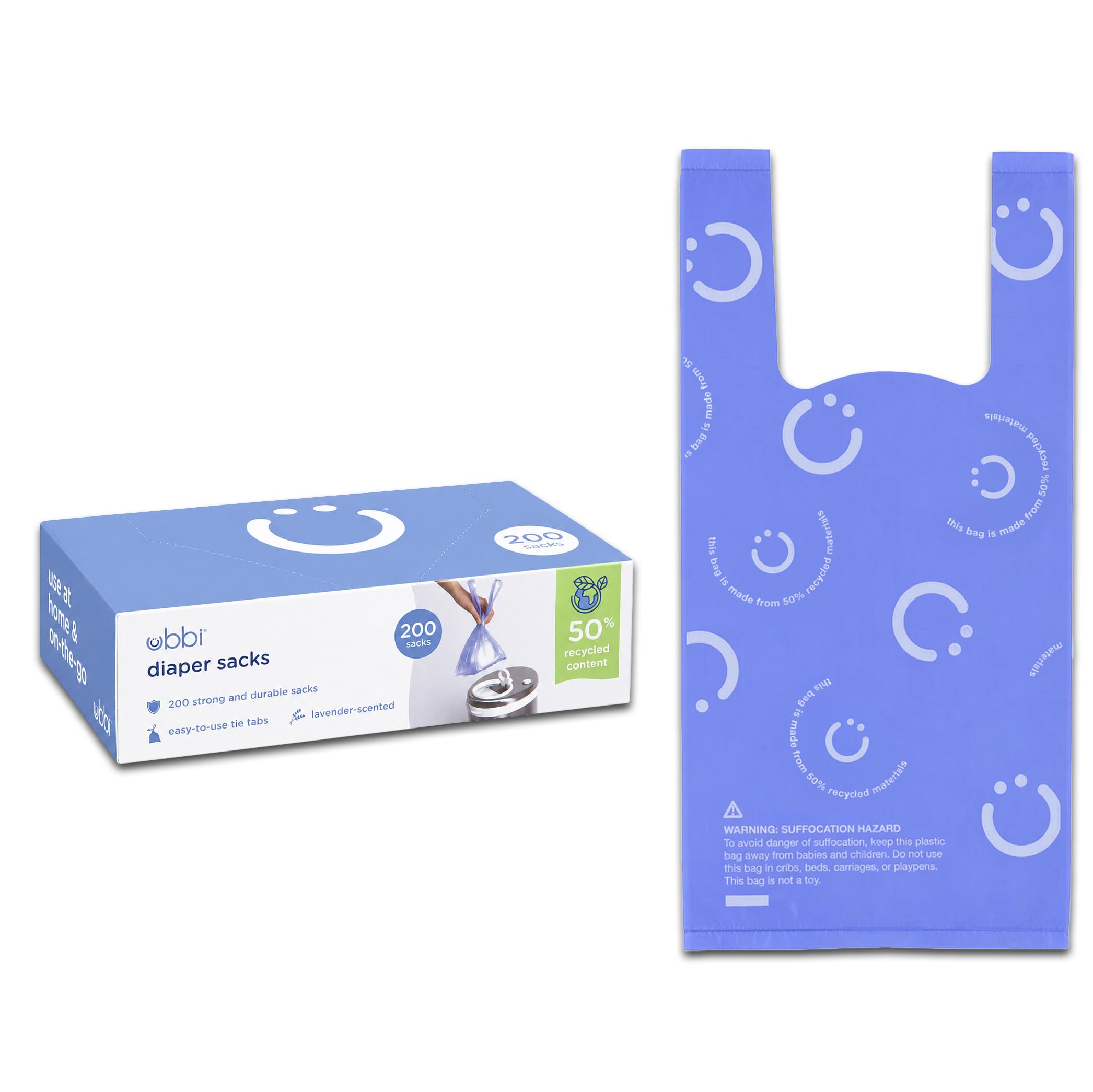 Ubbi lavender scented diaper disposal bags